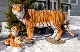 Садовая фигура из стеклопластика Тигренок