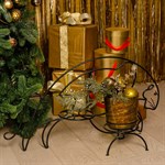 Подставка тигр кованая