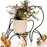 Подставка для цветов тигр