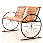 Кованая скамейка для сада