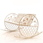 Кованая кресло качалка