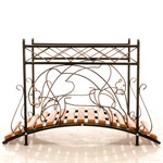 Кованый мостик для сада