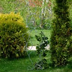 Кованая шпалера для растений