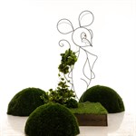 Кованая шпалера для растений