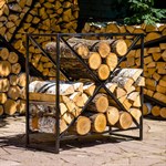 Дровница кованая для дачи 66-913 металлическая 90х94 см 66-913 - фото 69169