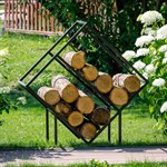 Кованая дровница для дачи 103х101см 66-914  66-914 - фото 69248 Кованая дровница для дачи 103х101см 66-914  66-914 - фото 69248