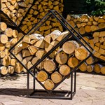 Кованая дровница для дачи 103х101см 66-914  66-914 - фото 69251 Кованая дровница для дачи 103х101см 66-914  66-914 - фото 69251