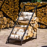 Дровница для дачи Лофт 66-915 h=90см металл 66-915 - фото 69291