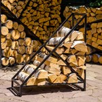 Дровница для дачи Лофт 66-915 h=90см металл 66-915 - фото 69292