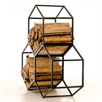 Кованая дровница из металла для дачи 66-917 h=110 см 66-917 - фото 69363