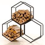 Кованая дровница из металла для дачи 66-917 h=110 см 66-917 - фото 69364