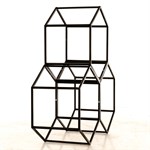 Кованая дровница из металла для дачи 66-917 h=110 см 66-917 - фото 69365