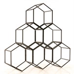 Дровница кованая Лофт 66-918 металл высота 158см 66-918 - фото 69388