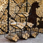 Дровница в стиле лофт