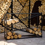 Кованая дровница для дачи 66-908 металл 100х150 см 66-908 - фото 69413