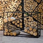 Кованая дровница для дачи 66-908 металл 100х150 см 66-908 - фото 69414