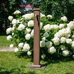 Колонка садовая водоразборная из полимерного бруса 55-104 55-104 - фото 69465
