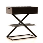 Угольный гриль 861-53 для дачи