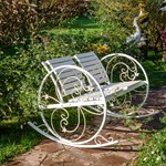 Кресло качалка из металла