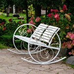 Кованая кресло качалка