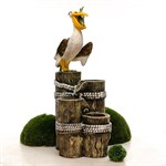 Садовый фонтан пеликан