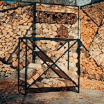 Кованая дровница