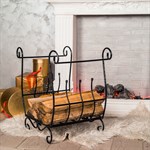 Дровница из металла