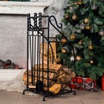 Кованая дровница