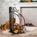 Дровница из металла