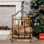 Дровница металлическая