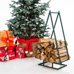 Кованая дровница