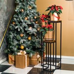 Кованая подставка для цветов лофт