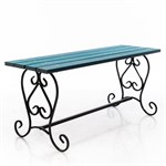 Скамейка кованая для дачи