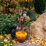 Фонтан для сада из стеклопластика купить