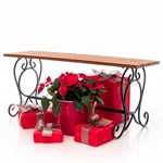 Кованая скамейка для дачи