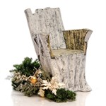 Кресло из стеклопластика Берёзовый спил