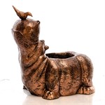 Кашпо Бегемот из стеклопластика