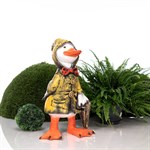 Садовая фигура утка