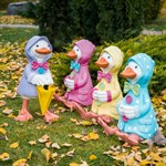 Фигура для сада Утенок F08976-Blu F08976-Blu - фото 73655