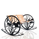 Кресло-качалка из металла