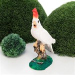 Фигура попугай Какаду из полистоуна