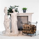 Кованая дровница