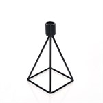 Подсвечник под одну свечу, цвет: чёрный