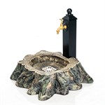 Садовый умывальник с поддоном