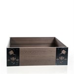 Высокая грядка из ДПК с угловыми кронштейнами 810-001B 810-001B - фото 75830