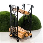 Кованая дровница для камина 103-201