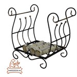 Кованая дровница для камина