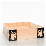 Высокая грядка из дерева