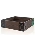 Высокая грядка из дерева