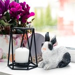 подсвечник в стиле лофт, цвет:чёрный подсвечник в стиле лофт, цвет:чёрный